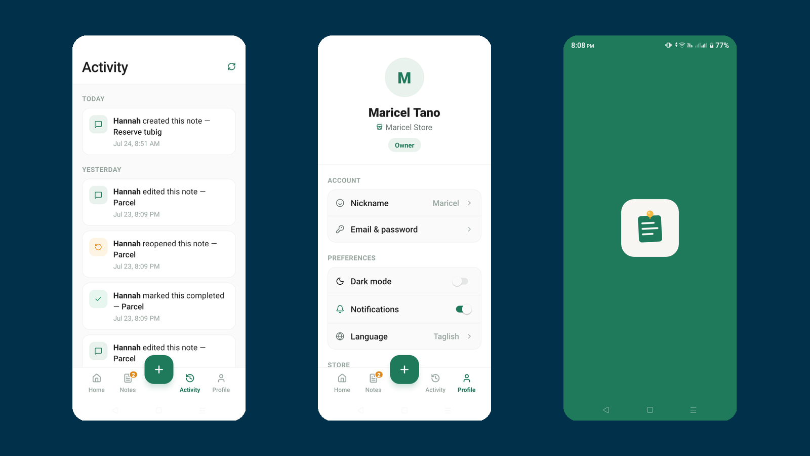 TindaNote: Shared Store Notebook screenshot 2